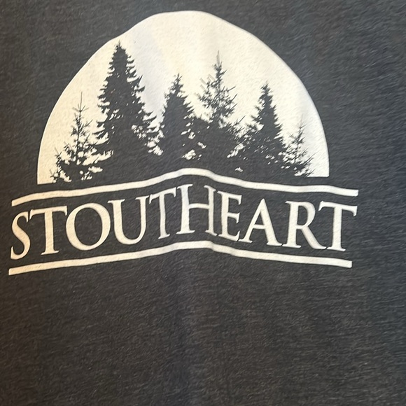 Black Short Sleeve Tee with Nature Graphic - Picture 5 of 7